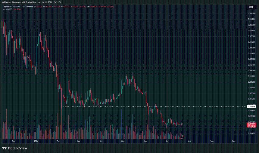 Dogecoin 1-day Chart