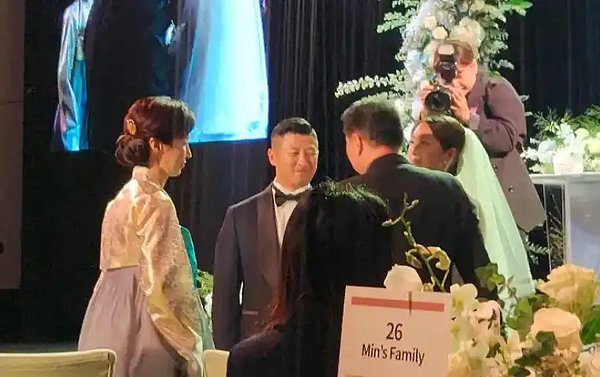 崔敏贞婚礼现场