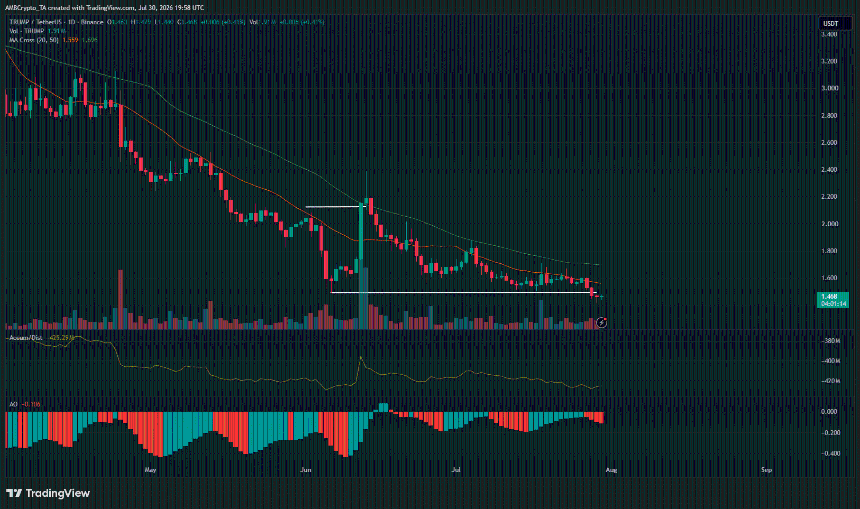 TRUMP 1-day Chart