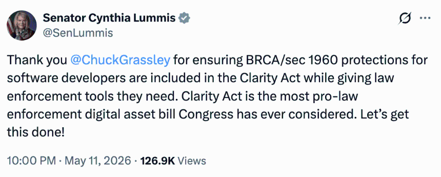 Clarity Act is the most pro-law enforcement digital asset bill