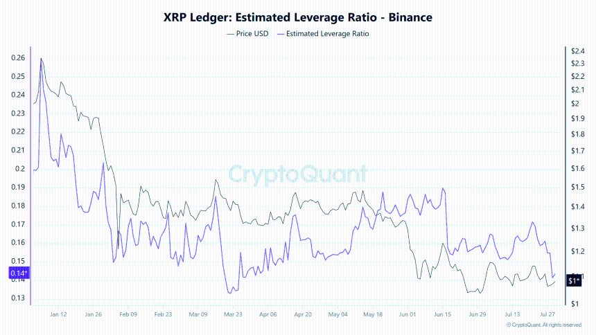 XRP预估杠杆率