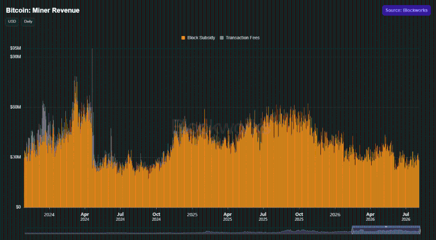 Bitcoin miner revenue