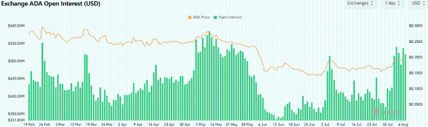 Cardano Open Interest