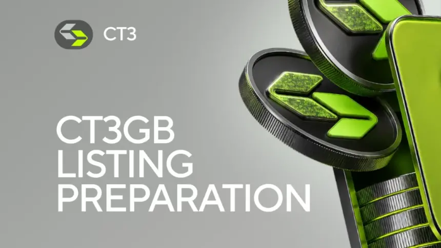 CT3启动CT3GB代币上市准备工作