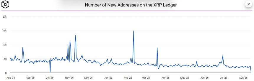 XRP新地址数量