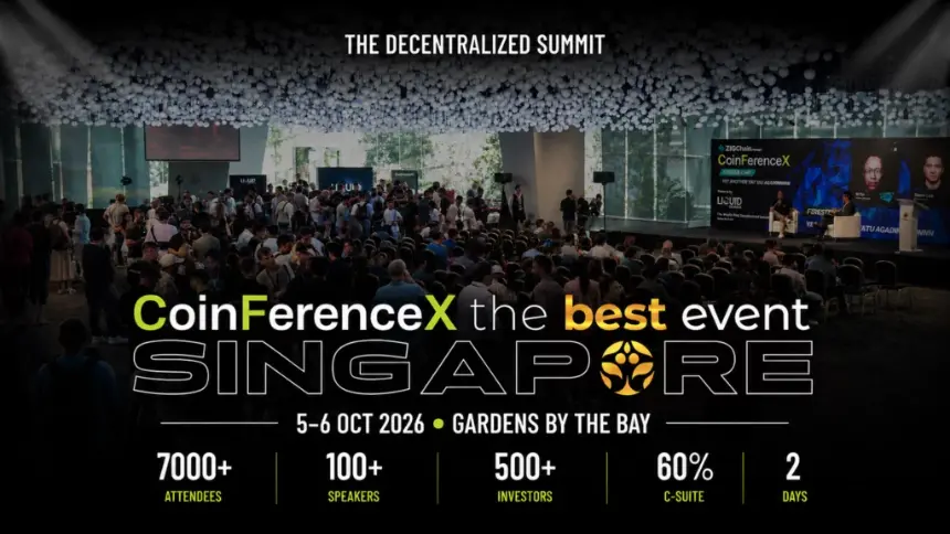 CoinFerenceX and the best event join forces to launch "CoinFerenceX The Best Event Singapore," the decentralized summit - 2