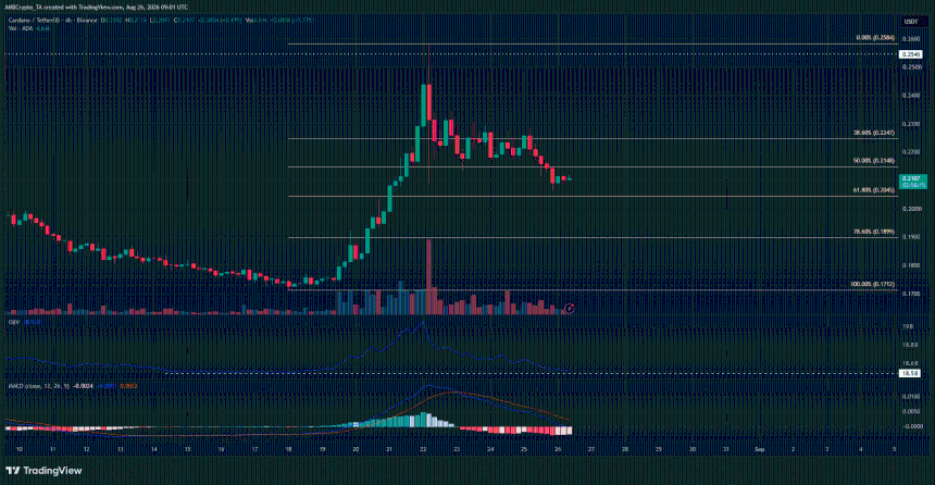 Cardano 4小时图表