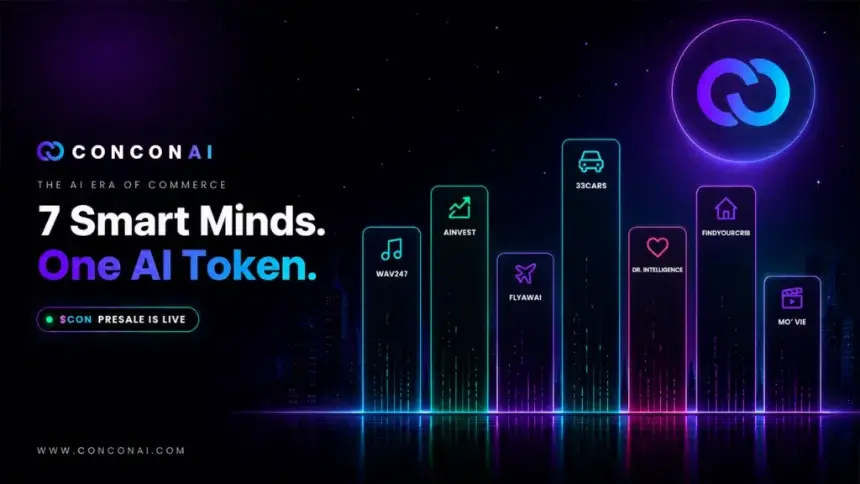 ConConAI reports phase 1 more than 60% sold as CON approaches next presale price tier