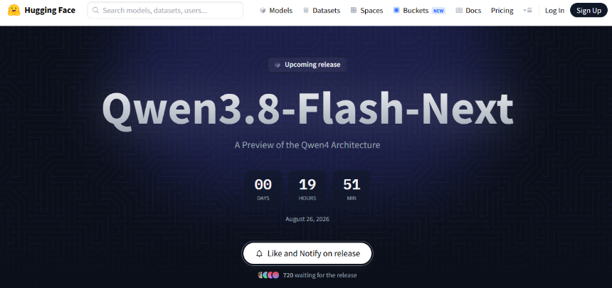 阿里巴巴发布Qwen 3.8-Flash-Next预览版：1250亿参数仅激活60亿，展示Qwen 4架构