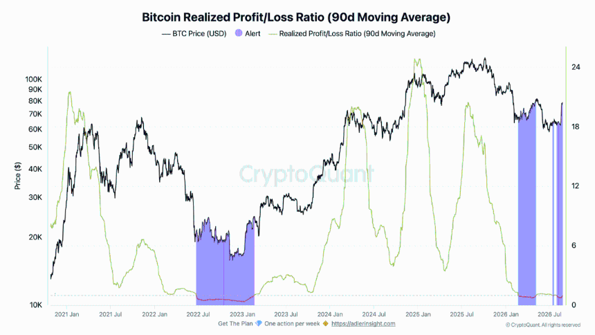 Bitcoin Realized Profit Loss